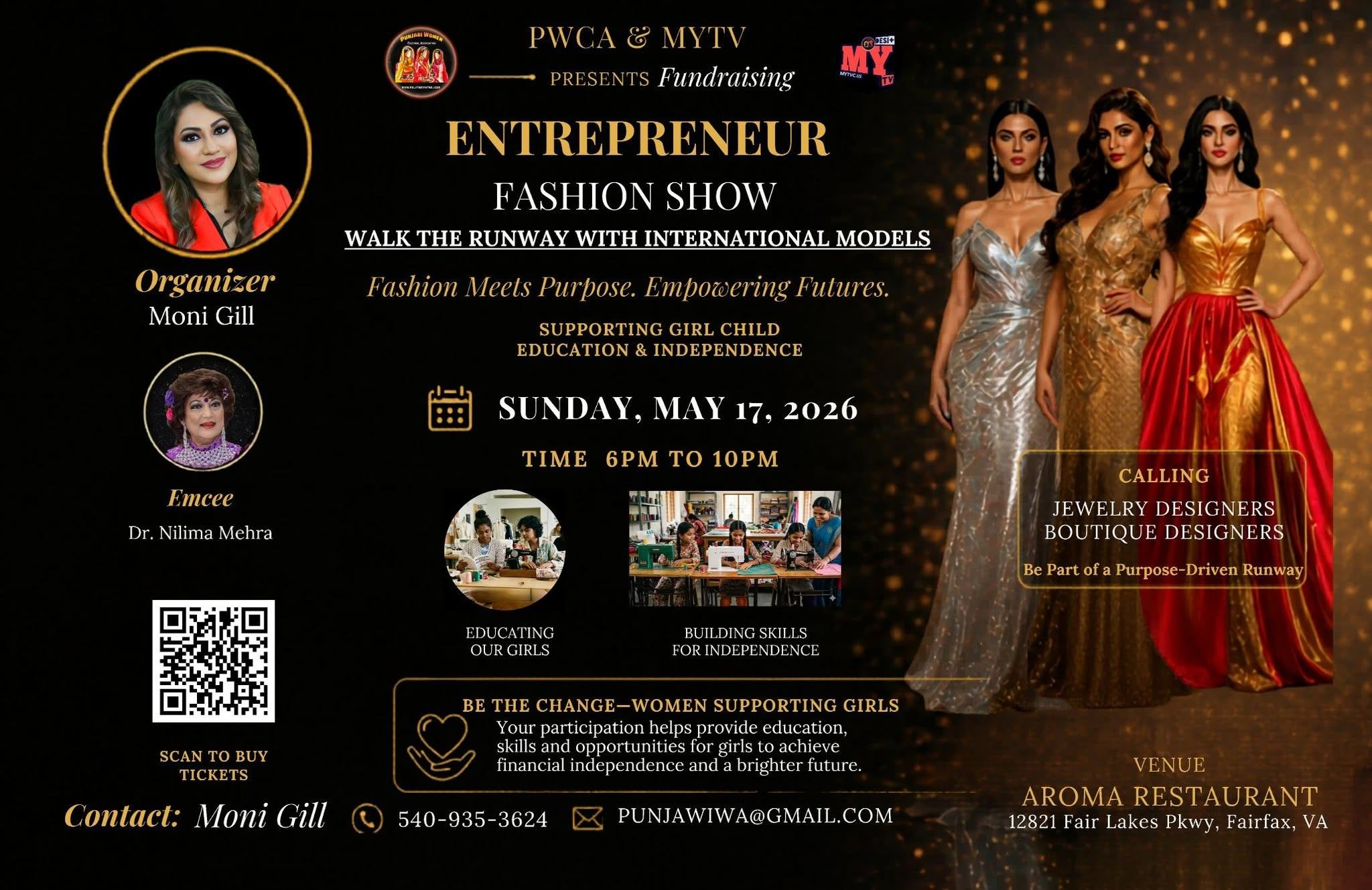 PWCA & MYTV Entrepreneur Fashion Show — May 17 2026